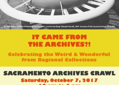 Coming Up: Weird & Wacky Archives Crawl Oct. 7th