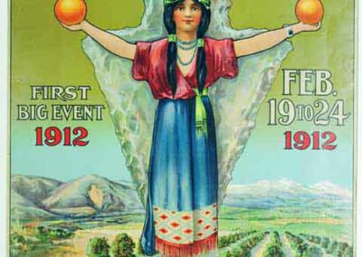 Second National Orange Show, 1912 poster