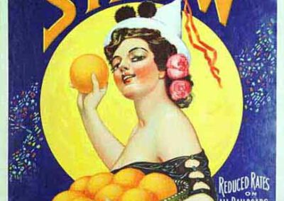 Seventh National Orange Show, 1917 poster