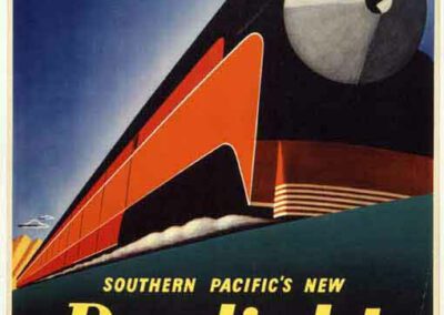 Southern Pacific’s New Daylight: Los Angeles – San Francisco poster